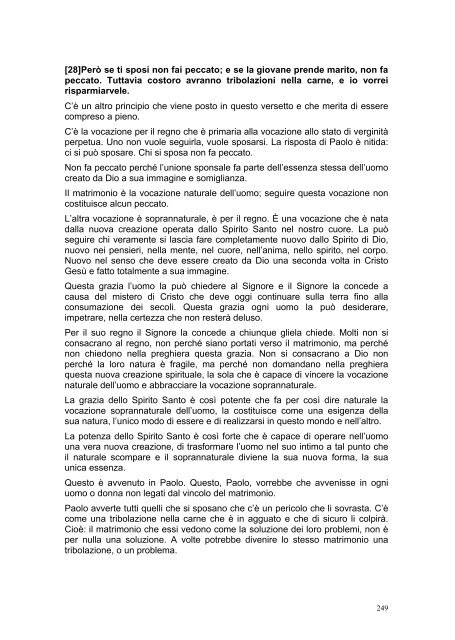 PRIMA LETTERA AI CORINZI - Parrocchia GOTTOLENGO