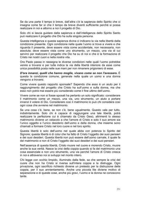 PRIMA LETTERA AI CORINZI - Parrocchia GOTTOLENGO