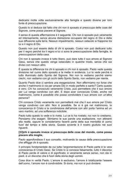 PRIMA LETTERA AI CORINZI - Parrocchia GOTTOLENGO