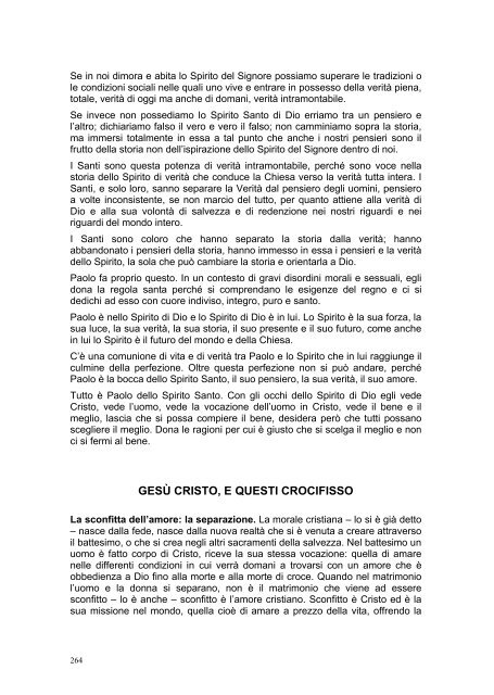 PRIMA LETTERA AI CORINZI - Parrocchia GOTTOLENGO