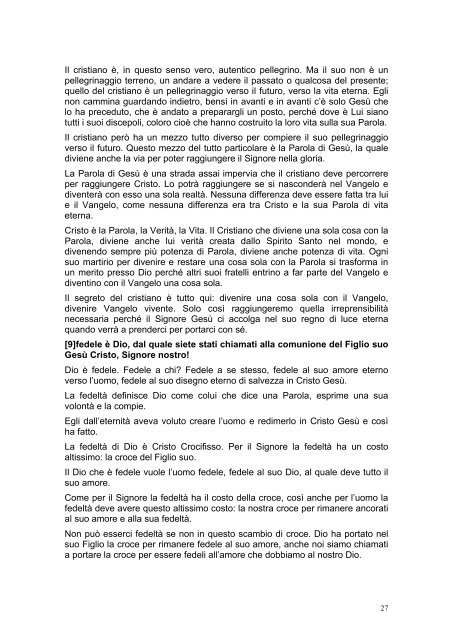 PRIMA LETTERA AI CORINZI - Parrocchia GOTTOLENGO