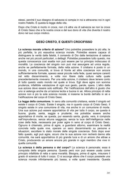 PRIMA LETTERA AI CORINZI - Parrocchia GOTTOLENGO