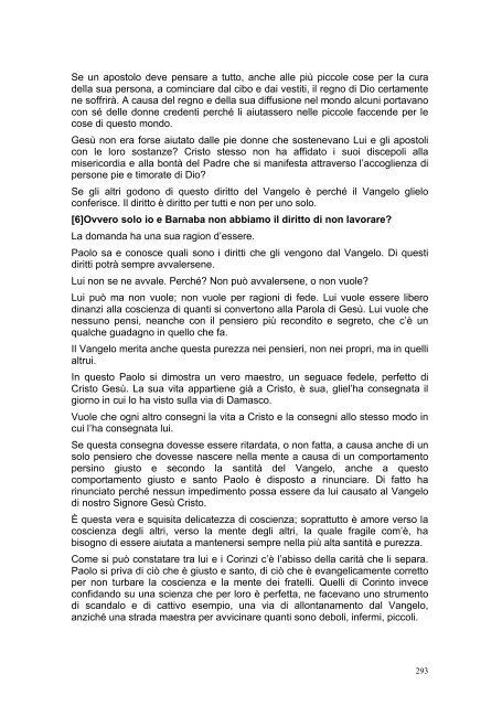 PRIMA LETTERA AI CORINZI - Parrocchia GOTTOLENGO