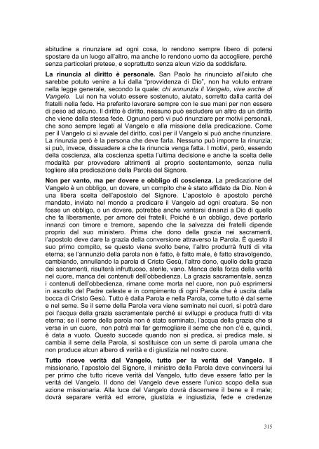 PRIMA LETTERA AI CORINZI - Parrocchia GOTTOLENGO