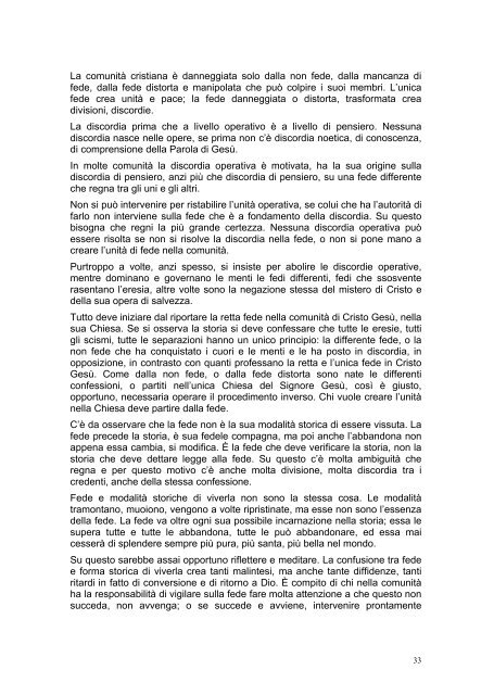 PRIMA LETTERA AI CORINZI - Parrocchia GOTTOLENGO