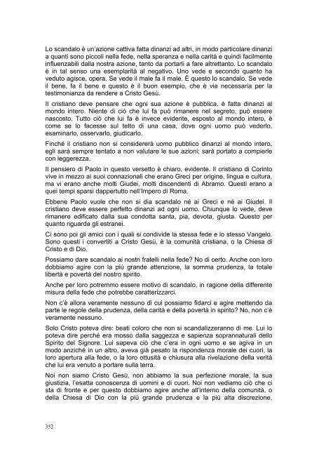 PRIMA LETTERA AI CORINZI - Parrocchia GOTTOLENGO