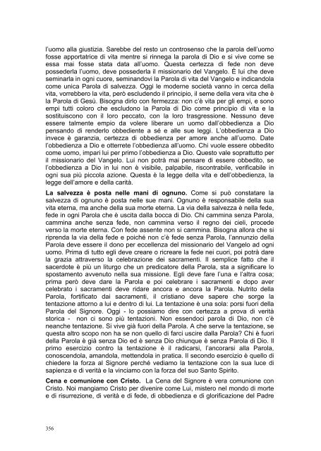 PRIMA LETTERA AI CORINZI - Parrocchia GOTTOLENGO