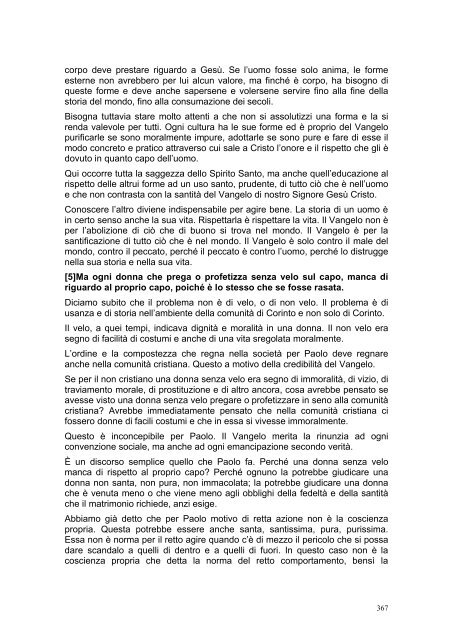 PRIMA LETTERA AI CORINZI - Parrocchia GOTTOLENGO