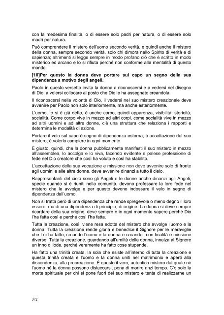 PRIMA LETTERA AI CORINZI - Parrocchia GOTTOLENGO