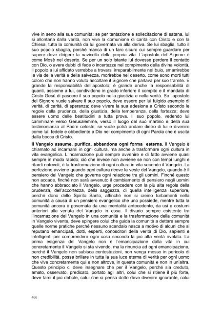 PRIMA LETTERA AI CORINZI - Parrocchia GOTTOLENGO