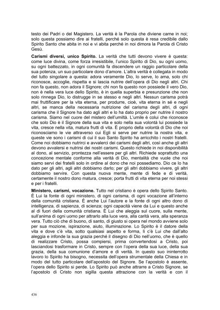 PRIMA LETTERA AI CORINZI - Parrocchia GOTTOLENGO