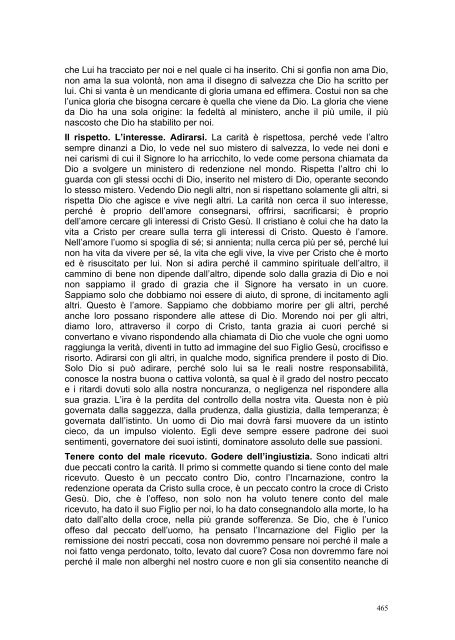 PRIMA LETTERA AI CORINZI - Parrocchia GOTTOLENGO