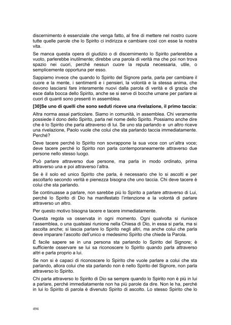 PRIMA LETTERA AI CORINZI - Parrocchia GOTTOLENGO