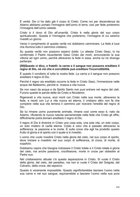 PRIMA LETTERA AI CORINZI - Parrocchia GOTTOLENGO