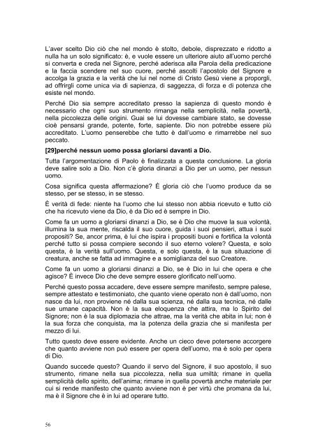 PRIMA LETTERA AI CORINZI - Parrocchia GOTTOLENGO