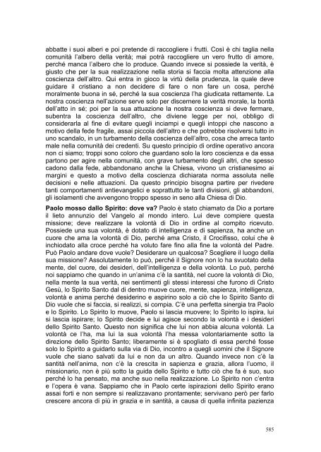 PRIMA LETTERA AI CORINZI - Parrocchia GOTTOLENGO