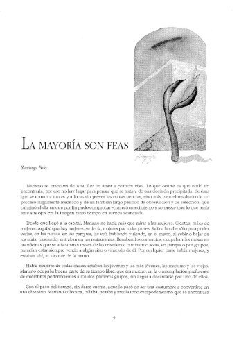 "La mayoría son feas" de Santiago Polo.