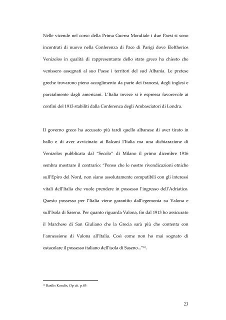 “Le relazioni greco - albanesi durante la Seconda Guerra ... - Padis