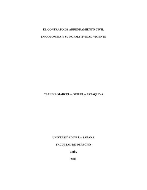 el contrato de arrendamiento civil en colombia y su normatividad ...