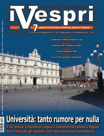 Università: tanto rumore per nulla - I Vespri