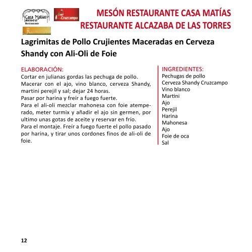 libro de recetas