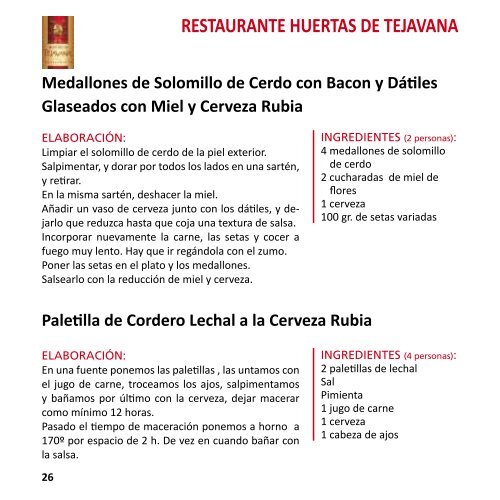 libro de recetas