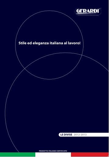 CATALOGO "LE DIVISE" (scarica il file in formato PDF) - Gerardí snc