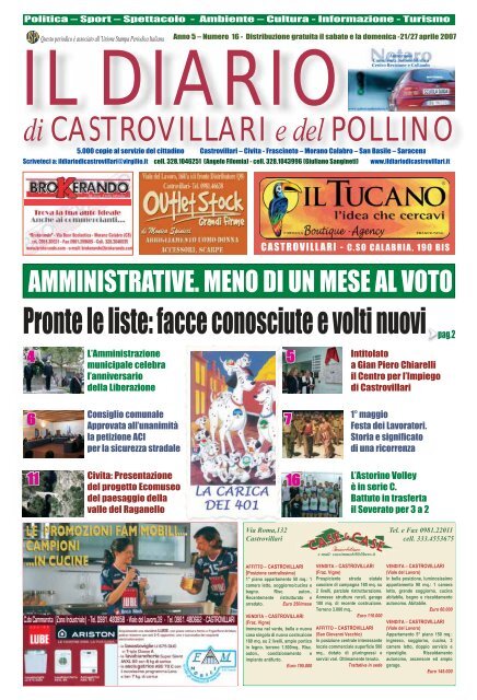 n. 16 - Il Diario di Castrovillari