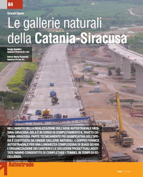 Le gallerie naturali della Catania-Siracusa - PRO ITER