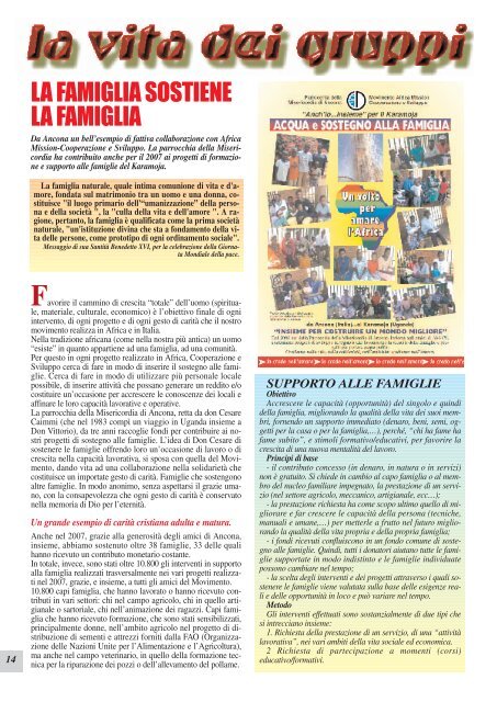 Anche tu -settembre 2008 - Africa Mission