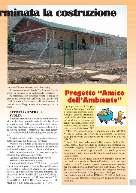 Anche tu -settembre 2008 - Africa Mission