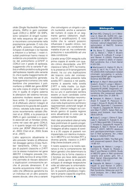 Numero n.52 - Associazione Italiana Sindrome di Rett