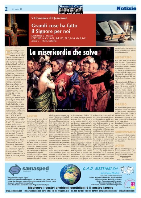 Edizione n° 11 del 21-03-2010 (pdf da 5.646 KB) - Webdiocesi