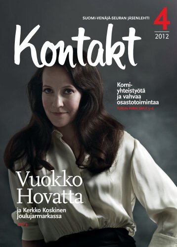 Kontakt 4.2012.pdf - Suomi-Venäjä-Seura