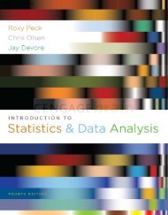 Introduction to Statistics and Data Analysis, 4th ed. - NelsonBrain