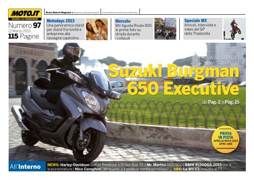 Suzuki Burgman 650 Executive - Moto.it