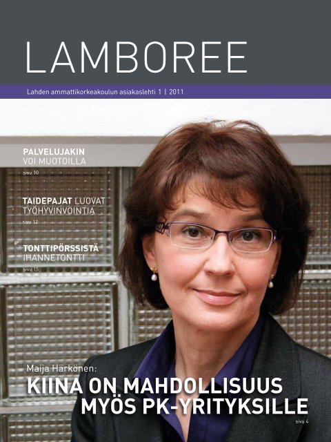 Lamboree-asiakaslehti 1/2011 - Lahden ammattikorkeakoulu