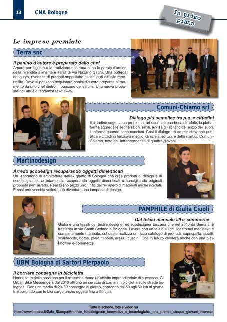 io l'impresa febbraio 2013 - CNA Informa