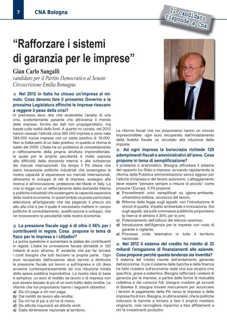 io l'impresa febbraio 2013 - CNA Informa