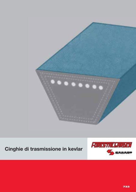 Cinghie di trasmissione in kevlar