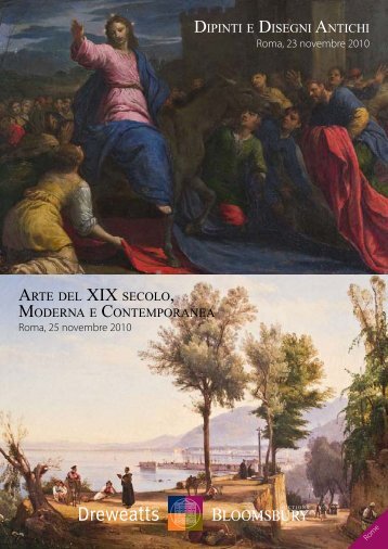 dipinti e disegni antichi arte del xix secolo, moderna e contemporanea