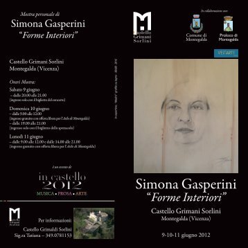 Mostra Personale di Simona Gasperini - Accademia Castrimeniense