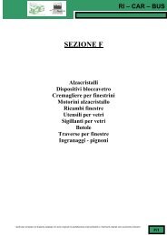 SEZIONE F - Ricarbus