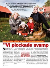 ''Vi plockade svamp hela natte '' - Hans Karlsson
