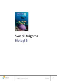 Svar till frågorna Biologi B - Liber AB