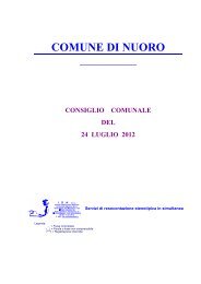 Seduta del 24/07/2012 (pdf - 601Kb) - Comune di Nuoro