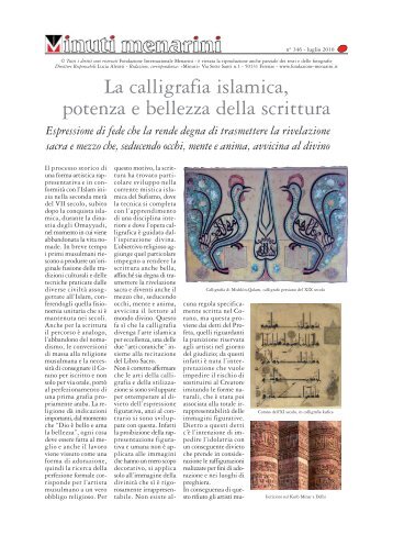 346 La calligrafia islamica:Layout 1 - Fondazione Internazionale ...