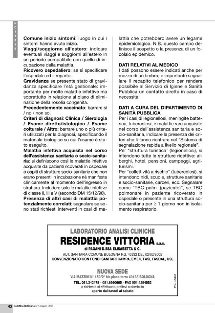 Maggio 2006 - Ordine dei Medici di Bologna