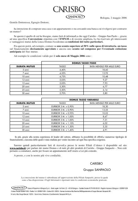 Maggio 2006 - Ordine dei Medici di Bologna