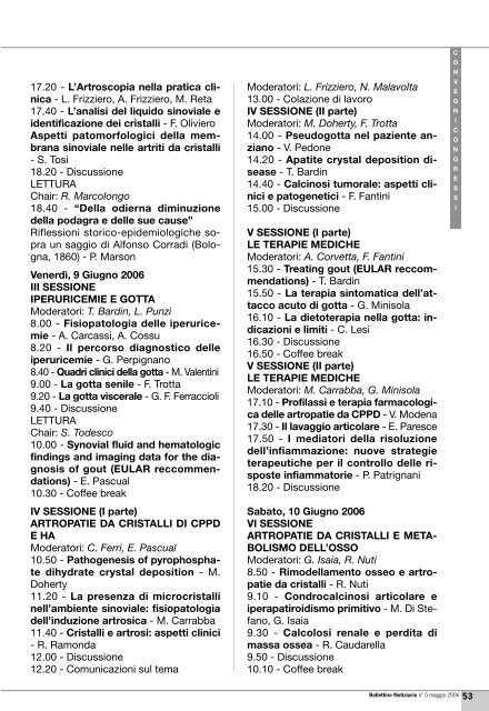 Maggio 2006 - Ordine dei Medici di Bologna